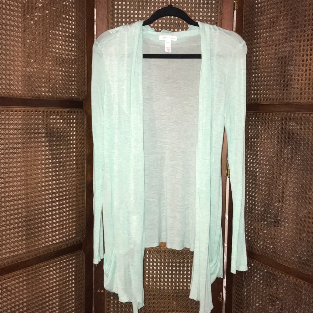 Ambiance Apparel Cardigan Top w/ Pockets